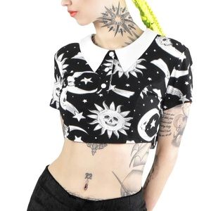 KILLSTAR Cozmic Death Crop Top [B]